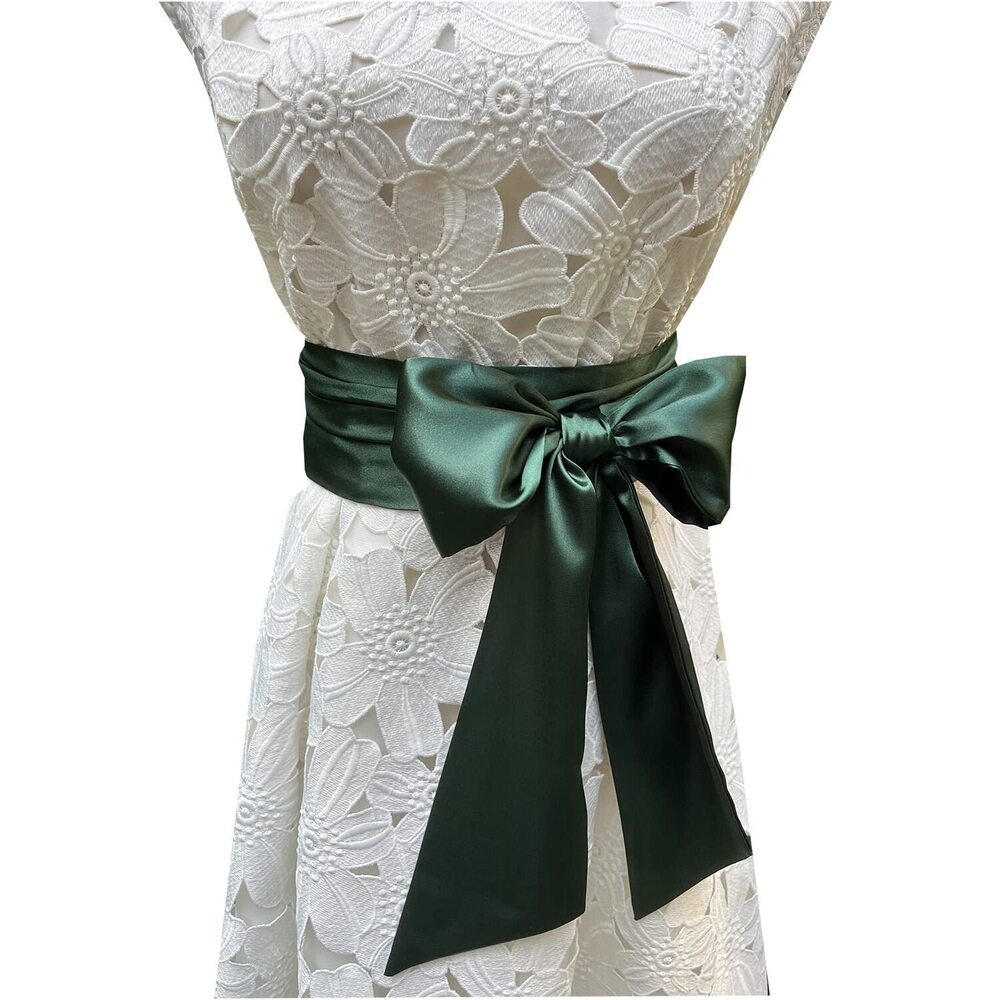 1199 Women Satin Sash Belts For Bridal Bridesmaid Dresses Girls Waist
